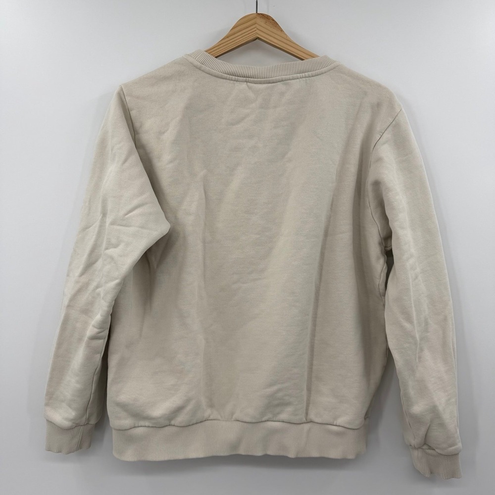 Fjallraven Logo Sweater Sweatshirt Crewneck Pullover Women's Medium - Picture 6 of 8